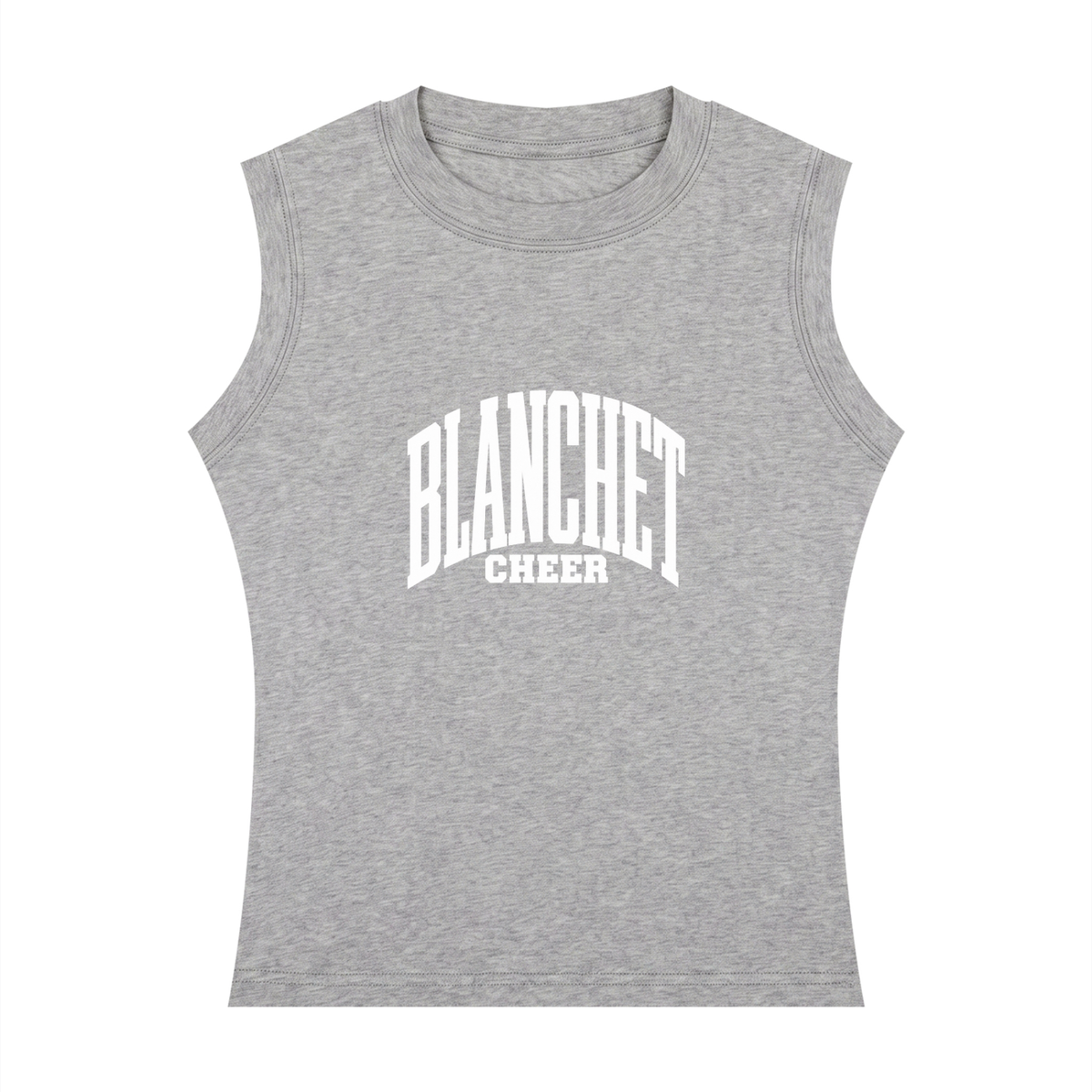 Basic 3 Blanchet Women's Crewneck Tank Top