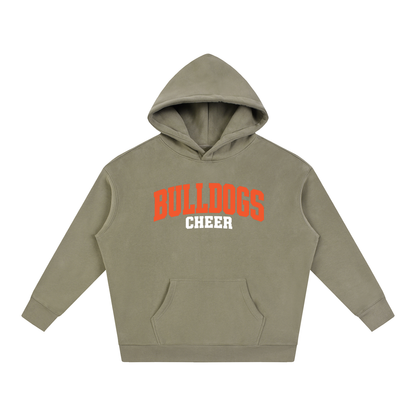 Basic 1 Green Bulldogs Oversize Fleeced Hoodie