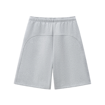 baggy longline sweat shorts