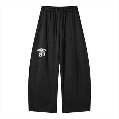 Heavyweight Wide Leg Panel Sweatpants