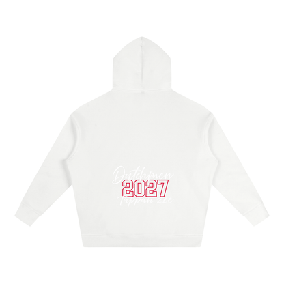 Cursive Front Tappan Zee Oversize Fleeced Hoodie