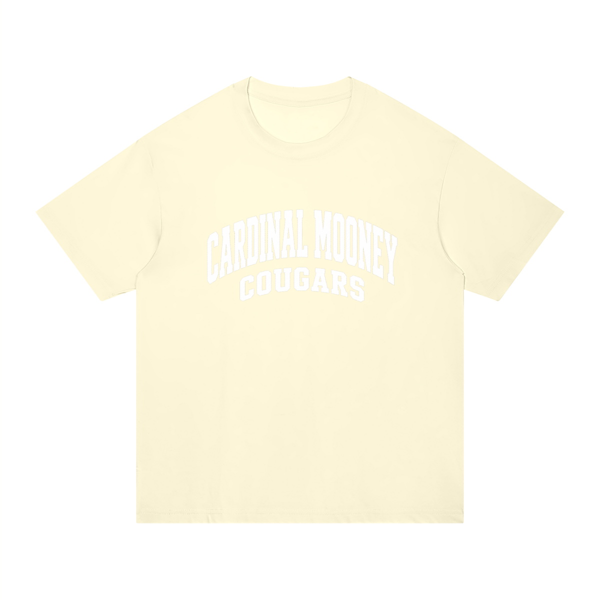 Basic 2 White Cardinal Mooney Unisex Regular Fit Cotton T-Shirt