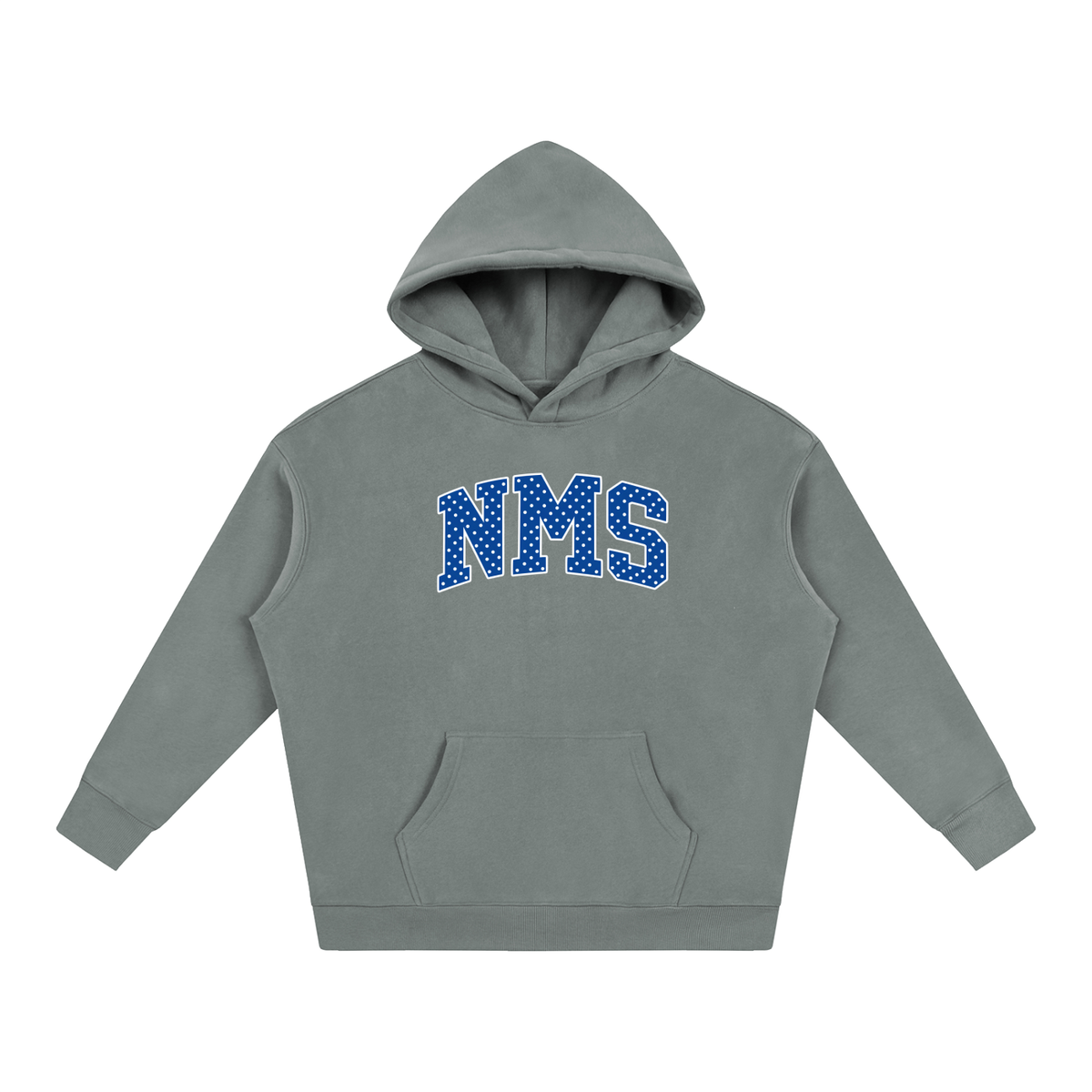 Polka Dot Northside Oversize Fleeced Hoodie