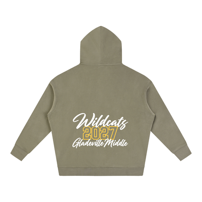 Cursive Front Gladeville Oversize Fleeced Hoodie