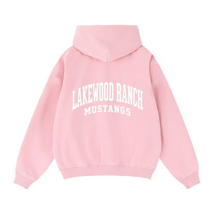 Zip-Through Boxy Fleece Hoodie
