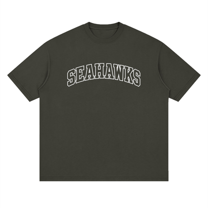 Basic 5 Seahawks Oversized Drop Shoulder T-Shirt