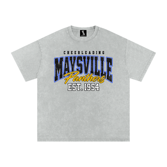 Vintage Maysville Snow Washed Oversized Cotton T-Shirt