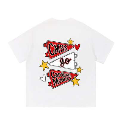 Lets Go Cardinal Mooney Essential Oversized Cotton T-Shirt