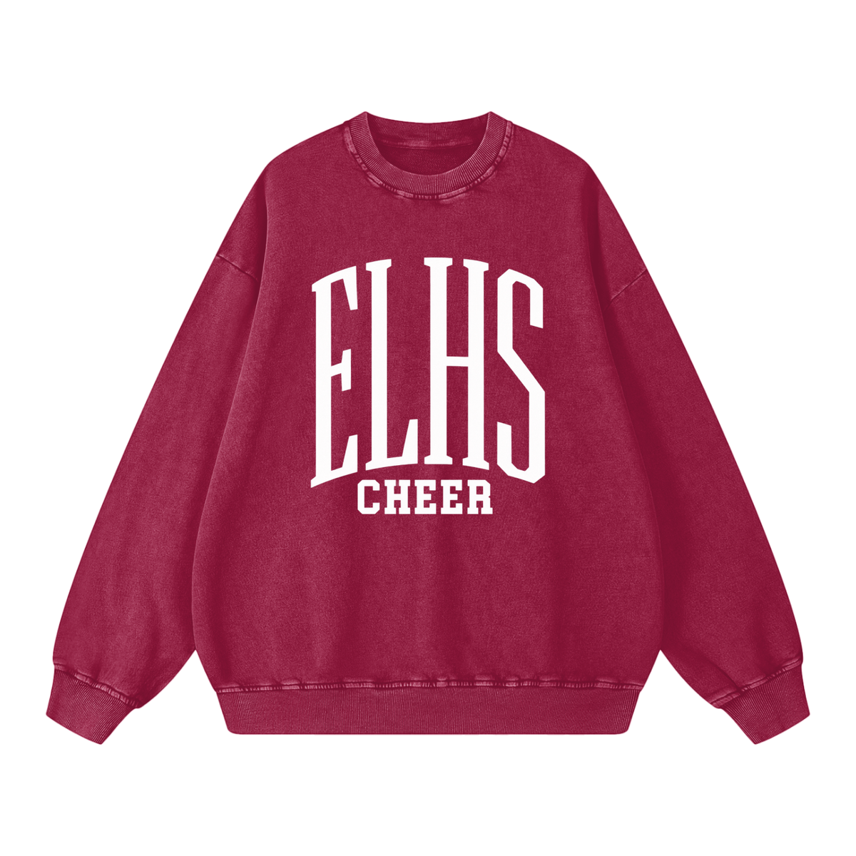 Basic 3 East Lyme Snow Washed Oversized Sweatshirt