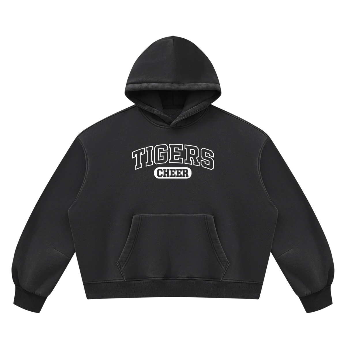Unisex Vintage Wash Boxy Fleece Hoodie