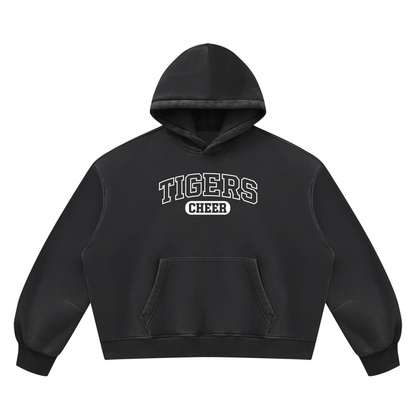 Unisex Vintage Wash Boxy Fleece Hoodie