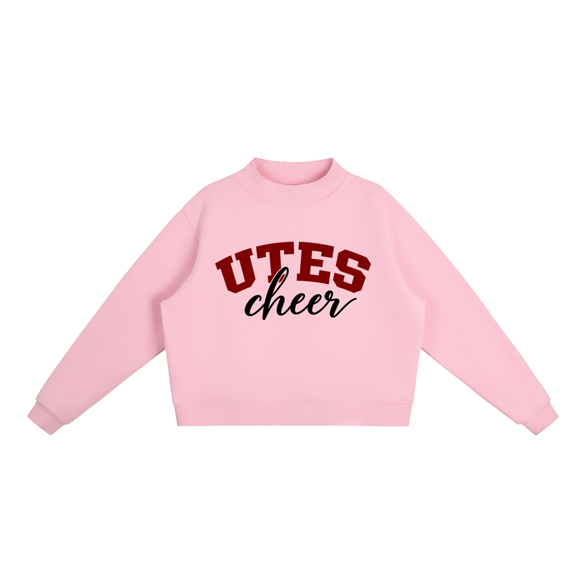 Classic Utes Essential Fleece Mock-Neck Crew Sweatshirt