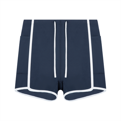 Strive High Rise Color Block Shorts