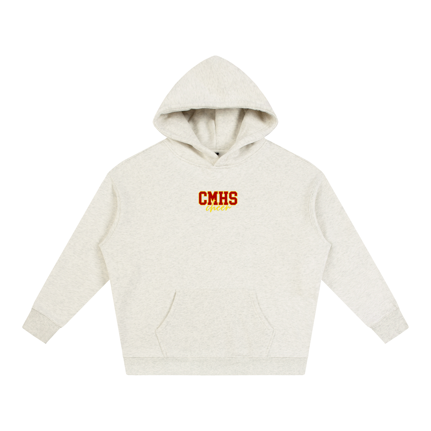 Cursive Front Cardinal Mooney Oversize Fleeced Hoodie