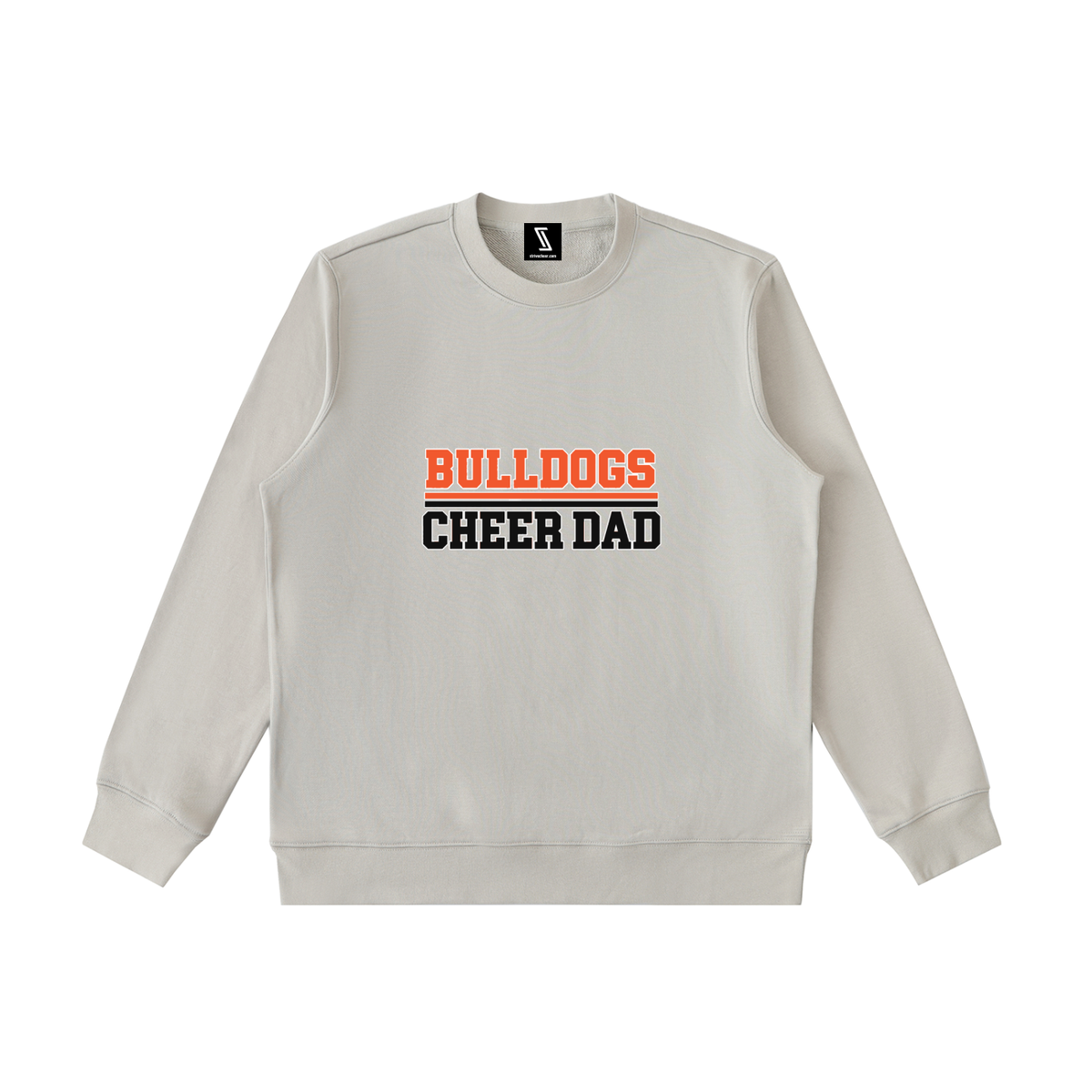 Dad Green Bulldogs Essential Heavyweight Crewneck Sweatshirt