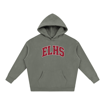 Polka Dot East Lyme Oversize Fleeced Hoodie
