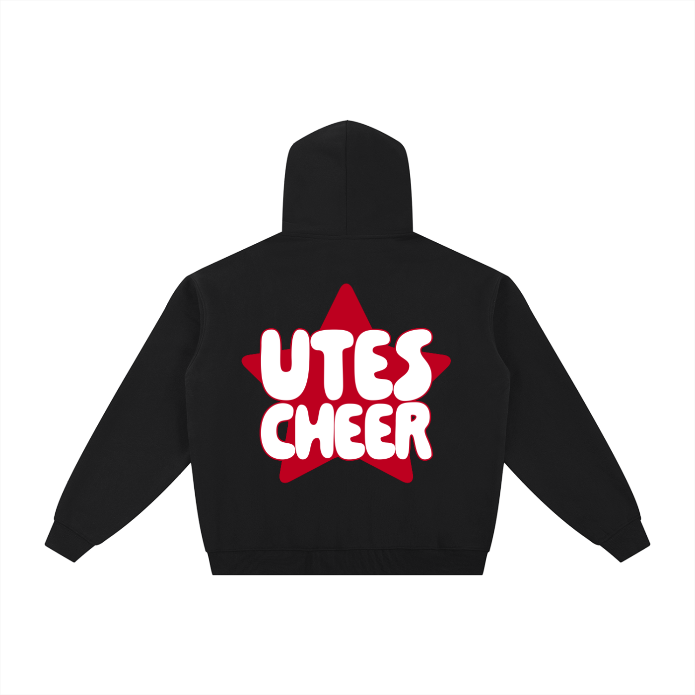 Star Utes Zip-Through Boxy Fleece Hoodie