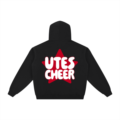 Star Utes Zip-Through Boxy Fleece Hoodie