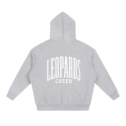 Unisex Loose Solid Full Zip Hoodie