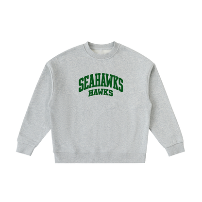 Basic 2 Seahawks Essential Fleece Kids' Crewneck Sweatshirt
