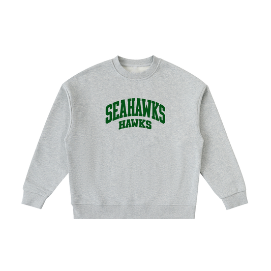 Basic 2 Seahawks Essential Fleece Kids' Crewneck Sweatshirt