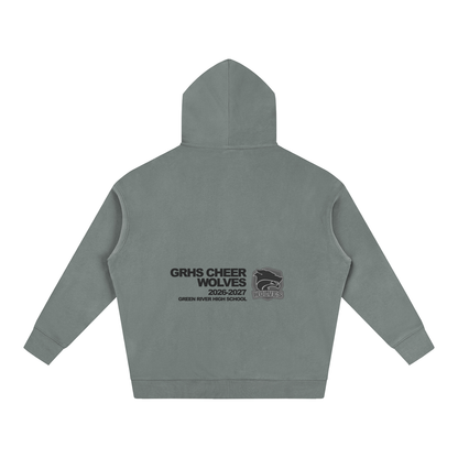 Vector Star Front Green River Oversize Fleeced Hoodie