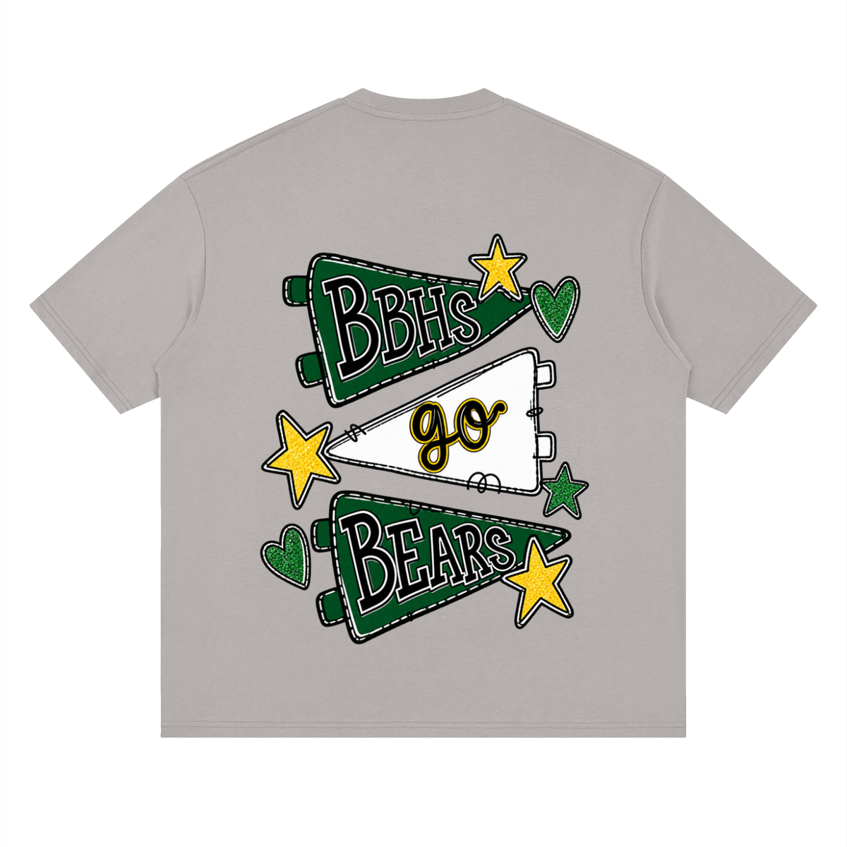 Lets Go Blanchet Oversized Drop Shoulder T-Shirt