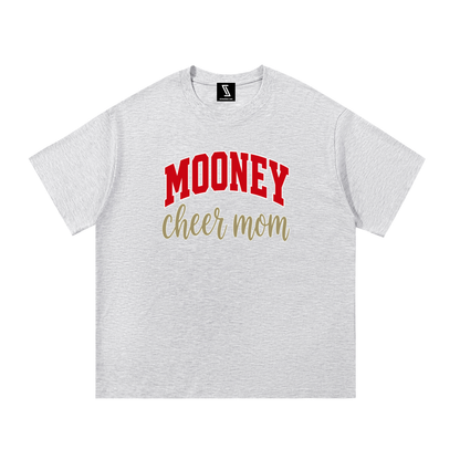 Cheer Mom Cardinal Mooney Essential Cotton T-Shirt