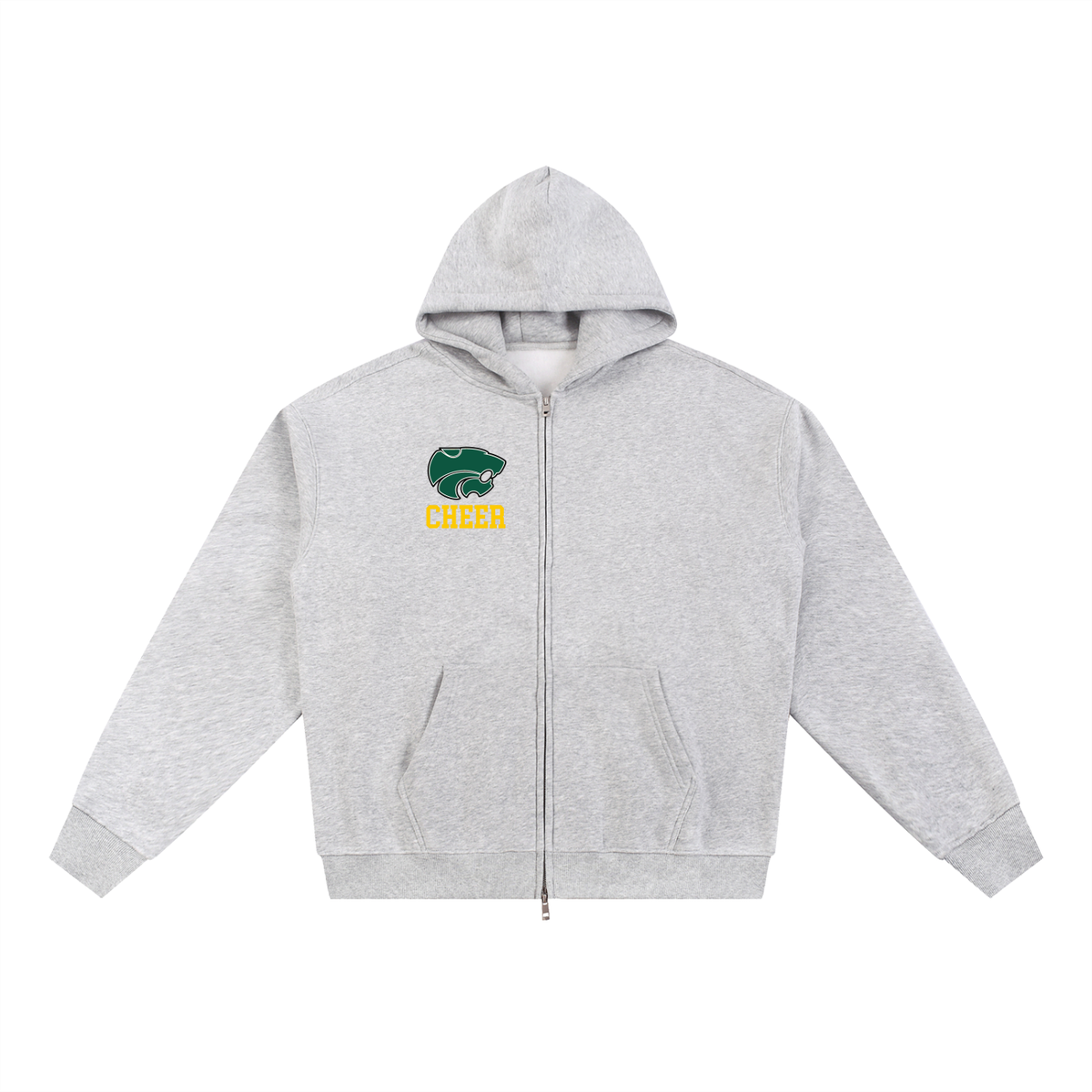 Simple Gladeville Essential Fleece Zip-Through Hoodie