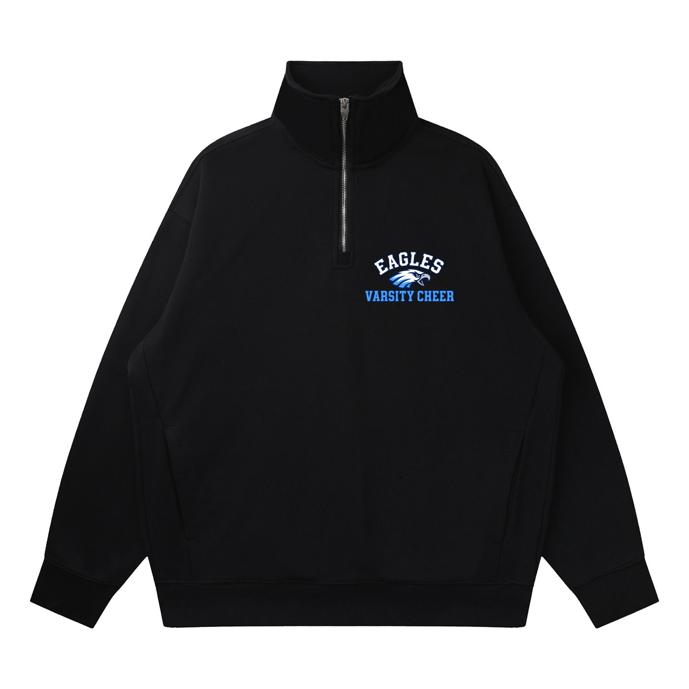 Quarter-Zip Drop Shoulder Sweatshirt