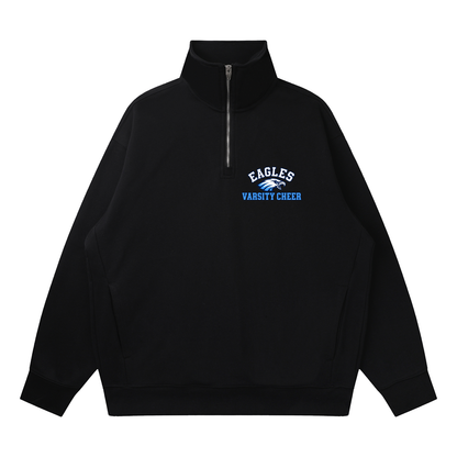Quarter-Zip Drop Shoulder Sweatshirt