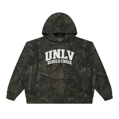 Unisex Waffle Tree Camo Boxy Hoodie