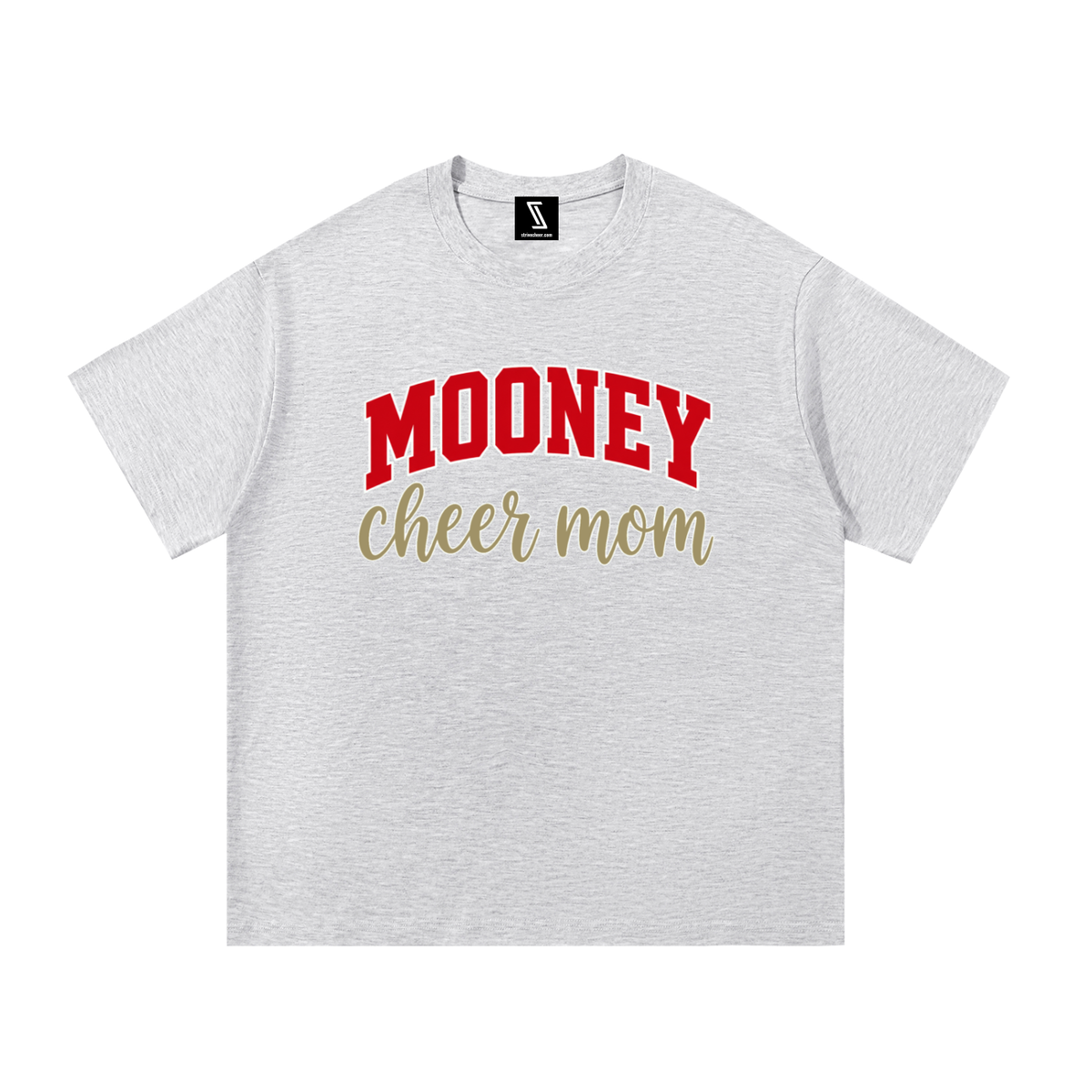 Cheer Mom Cardinal Mooney Essential Cotton T-Shirt