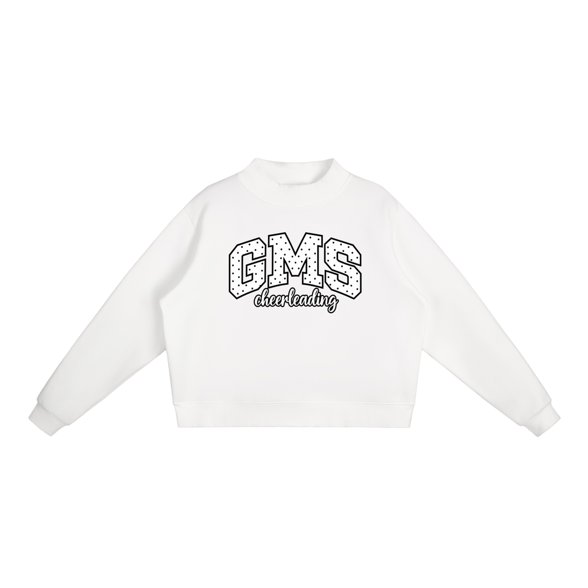 Essential Fleece Mock-Neck Crew Sweatshirt