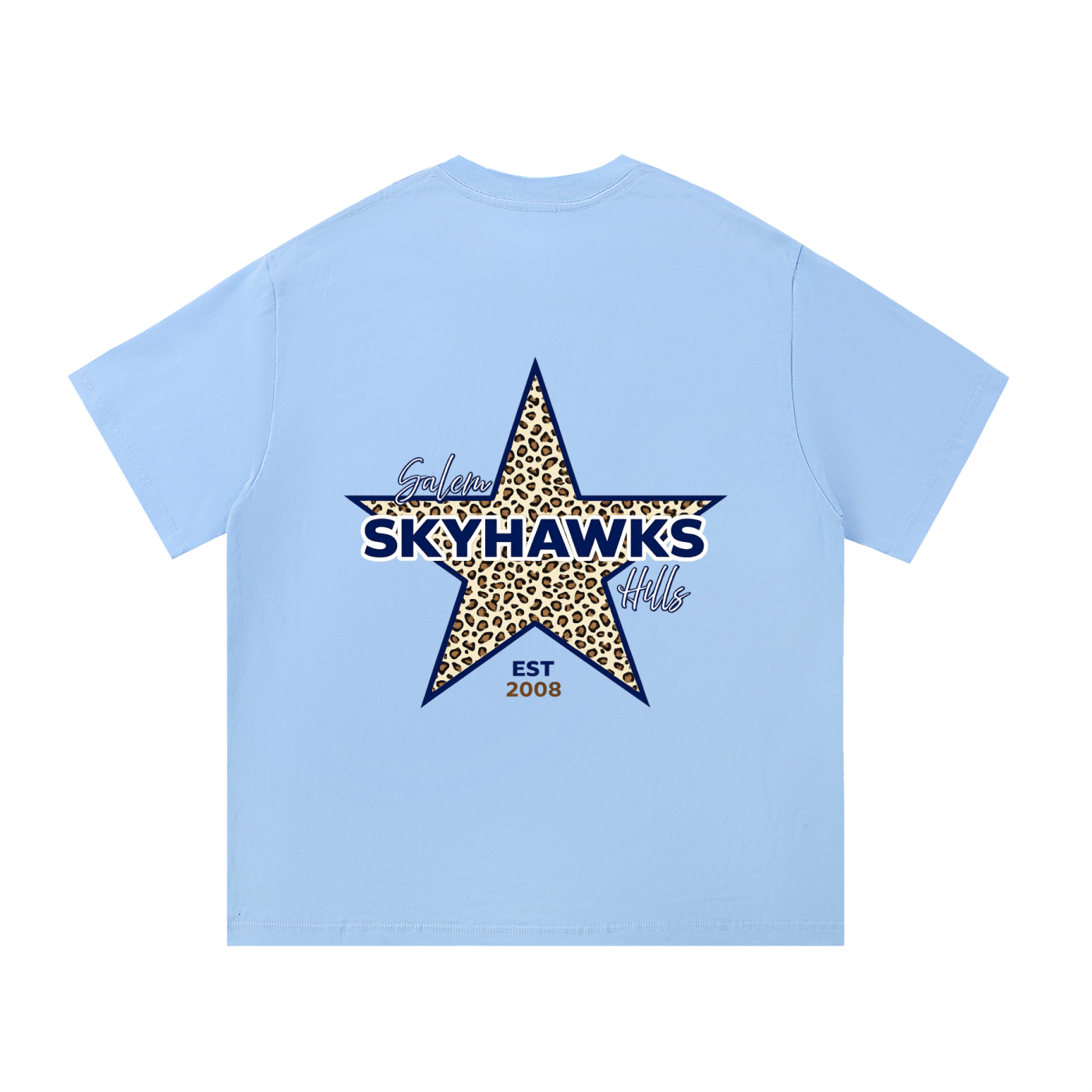 Leopard Star Cotton T-Shirt