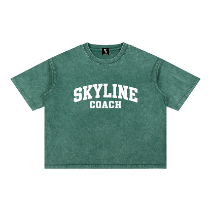 Mineral Wash Boxy Cotton T-Shirt
