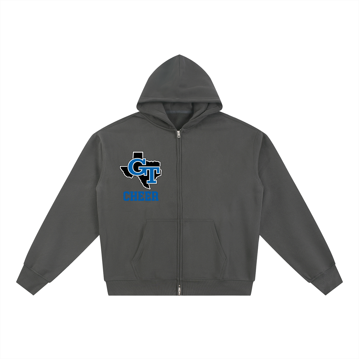 Year Gunter Essential Fleece Zip-Through Hoodie