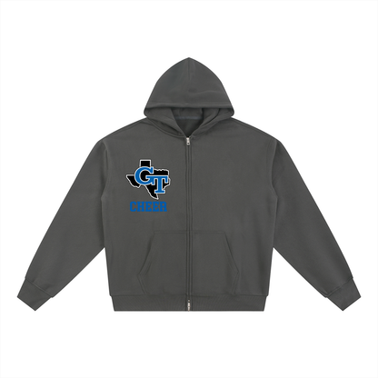 Year Gunter Essential Fleece Zip-Through Hoodie