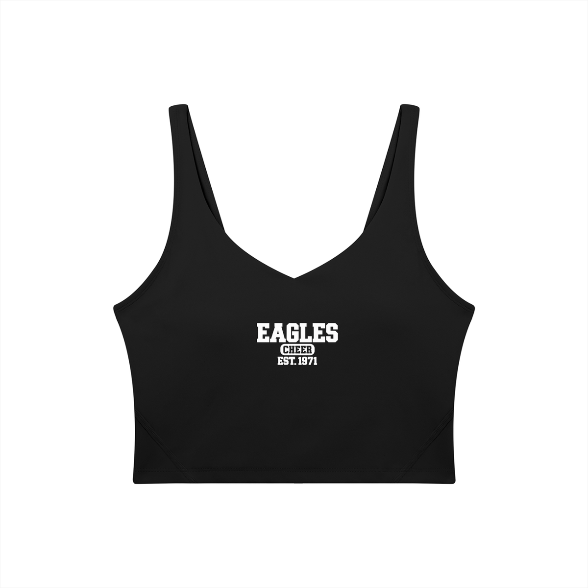 Old School Oakland Middle Women's V-Neck Yoga Sports Bra