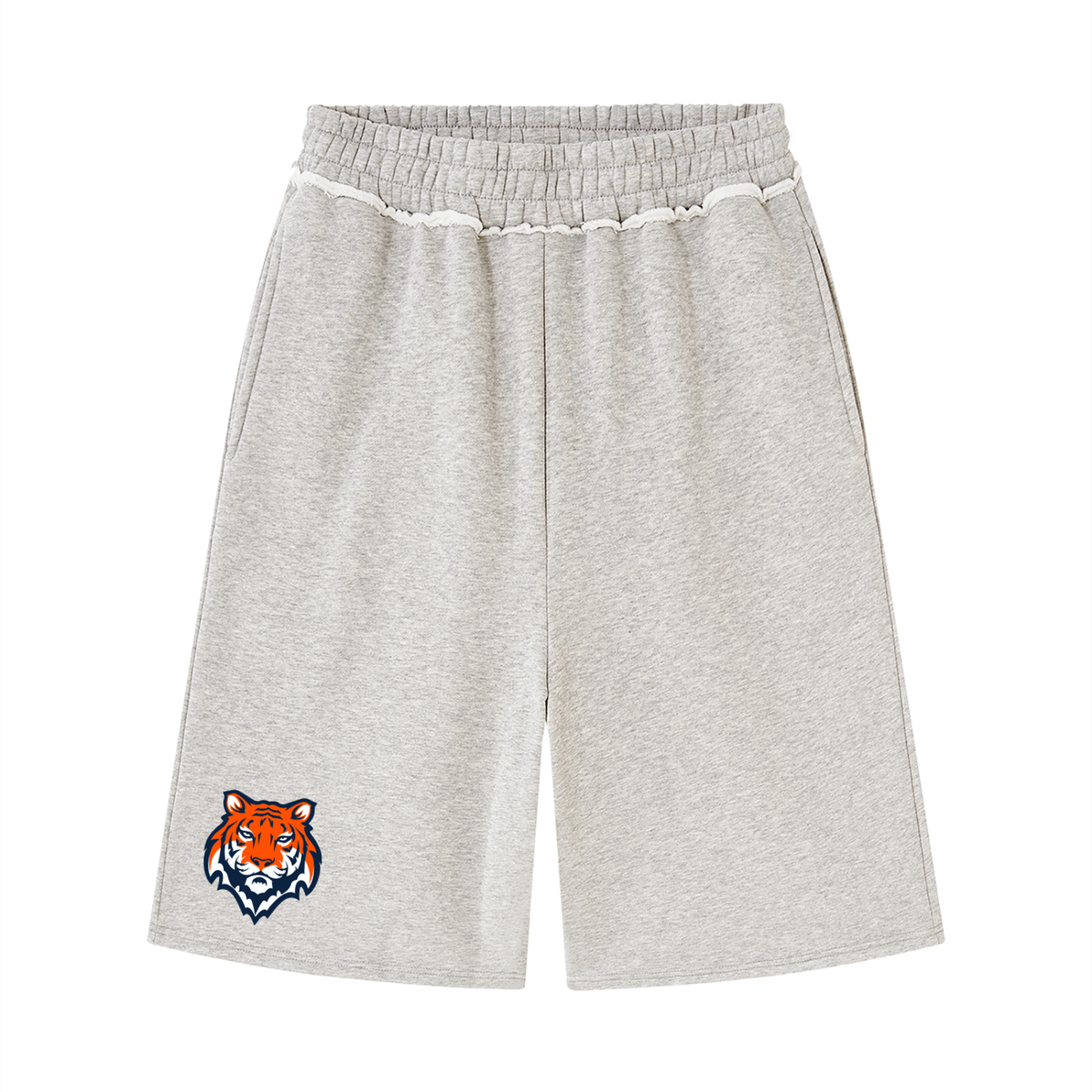 Unisex Raw Edge Fleece Shorts