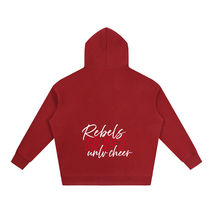 Cursive Front UNLV Oversize Fleeced Hoodie