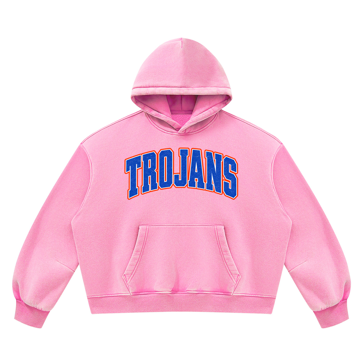 Unisex Vintage Wash Boxy Fleece Hoodie