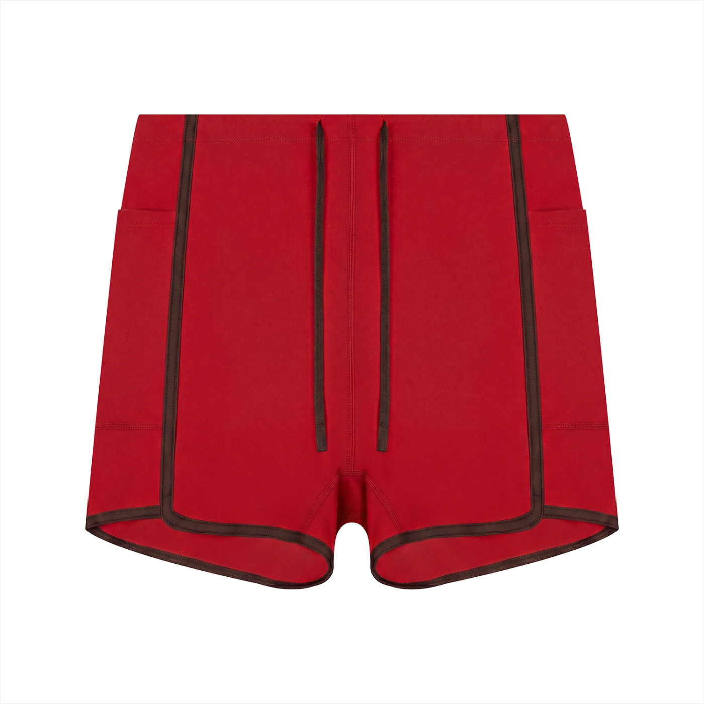 Strive High Rise Color Block Shorts