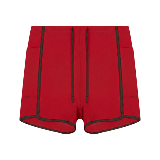 Strive High Rise Color Block Shorts