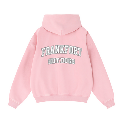 Zip-Through Boxy Fleece Hoodie