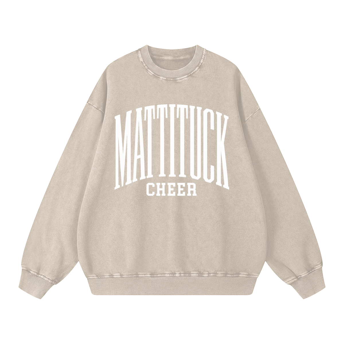 Basic 3 Mattituck Snow Washed Oversized Sweatshirt