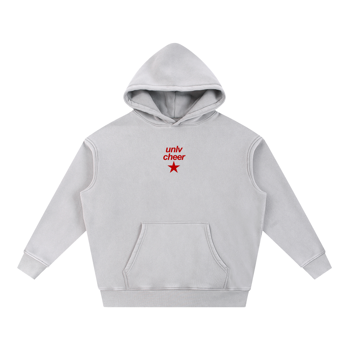 Snow Wash Fleece Oversize Hoodie