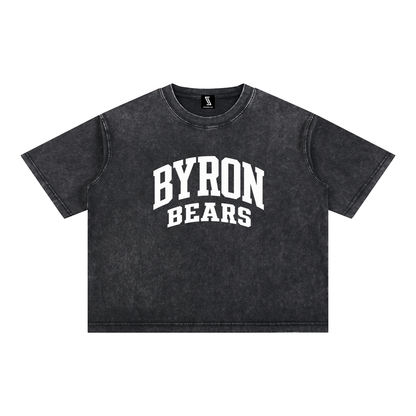 Mineral Wash Boxy Cotton T-Shirt