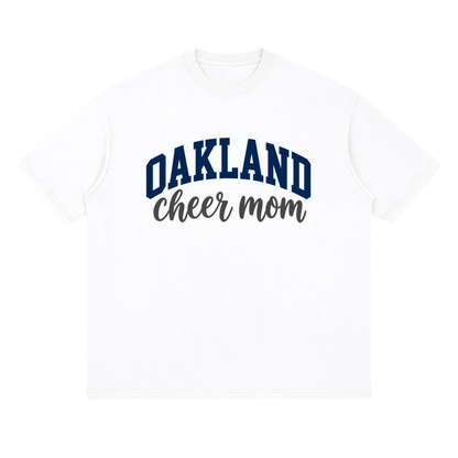 Cheer Mom Oakland Middle Oversized Drop Shoulder T-Shirt