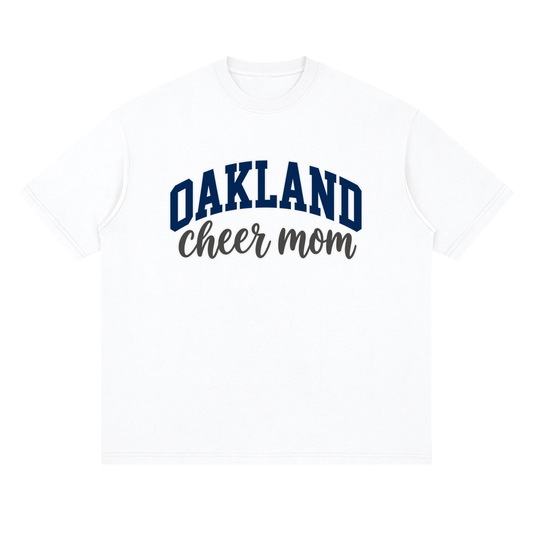 Cheer Mom Oakland Middle Oversized Drop Shoulder T-Shirt